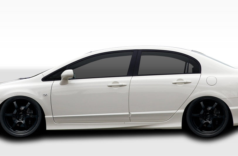 Extreme Dimensions Duraflex Type R Side Skirts Compatible With 2006-2011 Honda Civic - 2 Piece - 107737