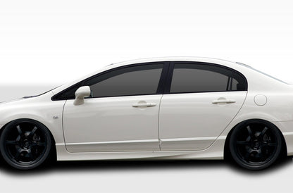 Extreme Dimensions Duraflex Type R Side Skirts Compatible With 2006-2011 Honda Civic - 2 Piece - 107737