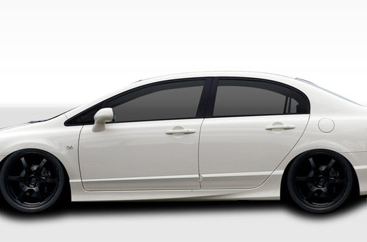 Extreme Dimensions Duraflex Type R Side Skirts Compatible With 2006-2011 Honda Civic - 2 Piece - 107737