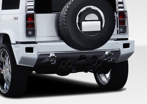 Extreme Dimensions Duraflex BR-N Rear Lip Add On Spoiler Compatible With 2003-2009 Hummer H2 - 1 Piece - 107746
