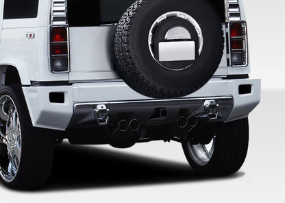 Extreme Dimensions Duraflex BR-N Rear Lip Add On Spoiler Compatible With 2003-2009 Hummer H2 - 1 Piece - 107746
