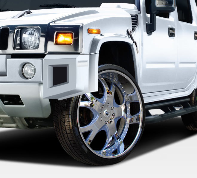 Extreme Dimensions Duraflex BR-N Fender Compatible With 2003-2009 Hummer H2 - 6 Piece - 107747