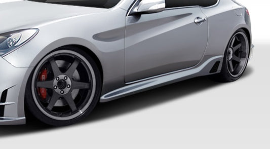 Extreme Dimensions Duraflex TP-R Side Skirts Compatible With 2010-2016 Hyundai Genesis - 2 Piece - 107750