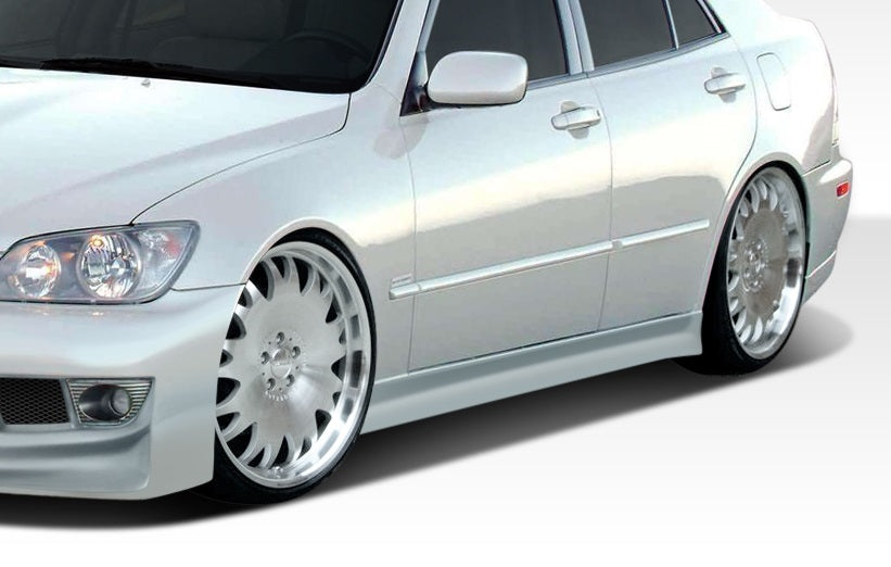 Extreme Dimensions Duraflex V-Speed 2 Side Skirts Compatible With 2000-2005 Lexus IS - 2 Piece - 107767