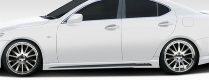 Extreme Dimensions Duraflex W-1 Side Skirts Compatible With 2006-2013 Lexus IS - 2 Piece - 107774