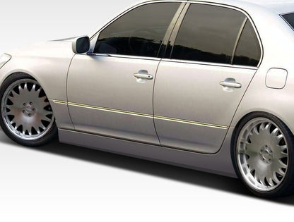 Extreme Dimensions Duraflex VIP Side Skirts Compatible With 2004-2006 Lexus LS Series - 2 Piece - 107781