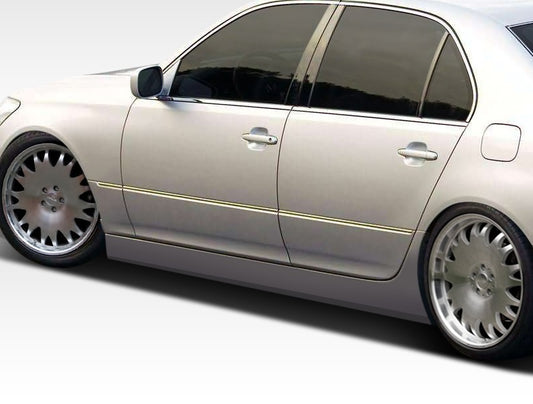 Extreme Dimensions Duraflex VIP Side Skirts Compatible With 2004-2006 Lexus LS Series - 2 Piece - 107781
