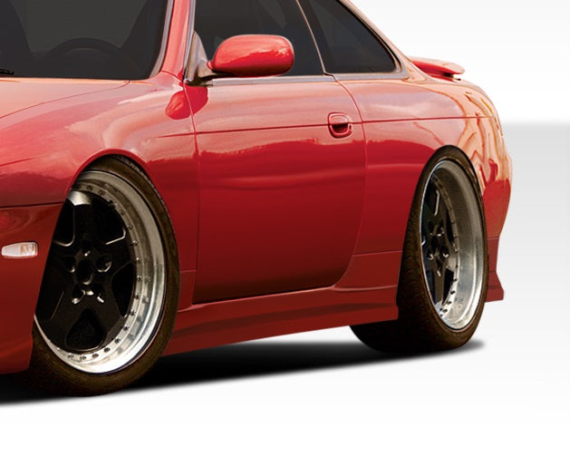 Extreme Dimensions Duraflex WX-9 Side Skirts Compatible With 1995-1998 Nissan 240SX - 2 Piece - 107824