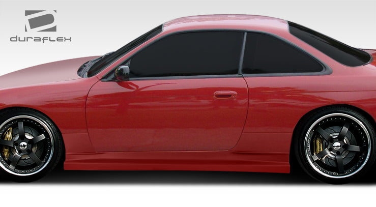 Extreme Dimensions Duraflex WX-9 Side Skirts Compatible With 1995-1998 Nissan 240SX - 2 Piece - 107824