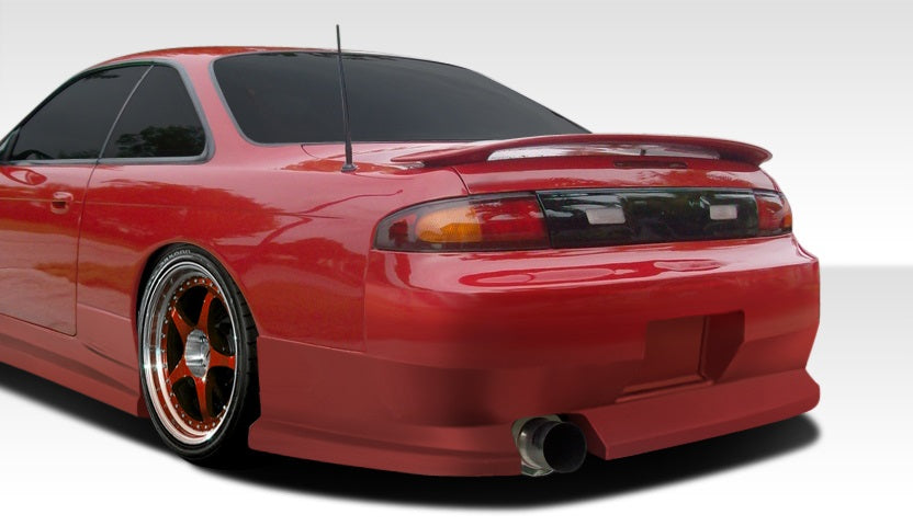 Extreme Dimensions Duraflex WX-9 Rear Bumper Cover Compatible With 1995-1998 Nissan 240SX - 1 Piece - 107825