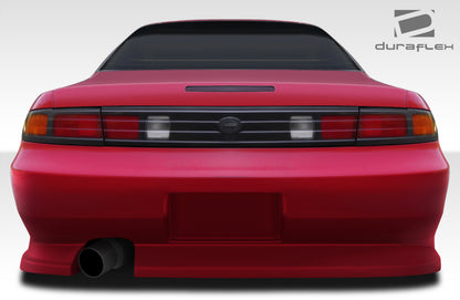 Extreme Dimensions Duraflex WX-9 Rear Bumper Cover Compatible With 1995-1998 Nissan 240SX - 1 Piece - 107825