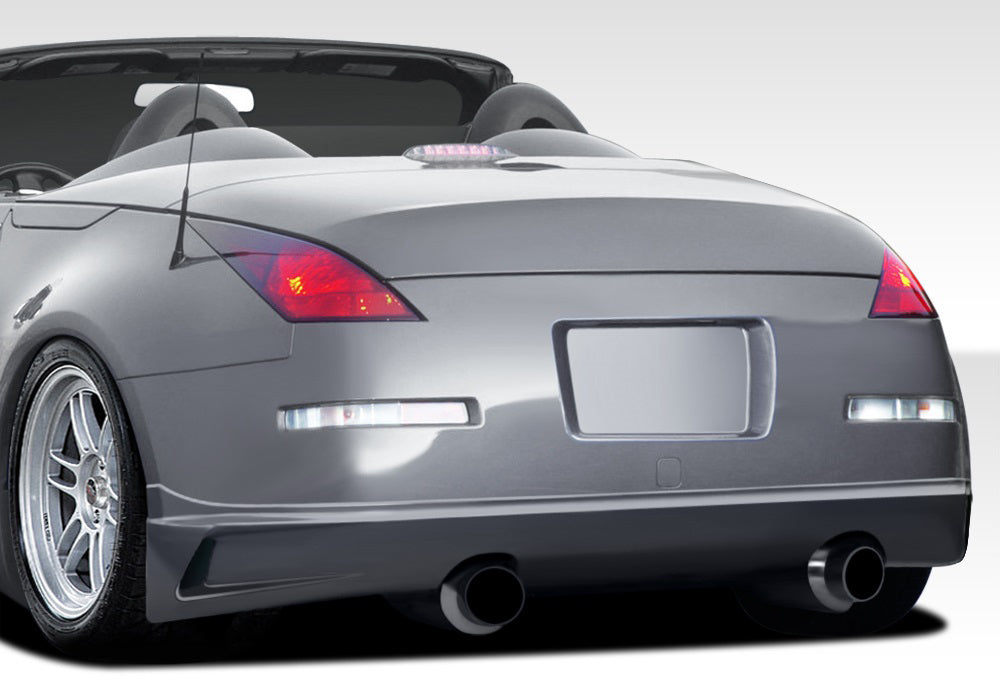 Extreme Dimensions Duraflex J-Spec Rear Lip Add On Spoiler Compatible With 2003-2008 Nissan 350Z - 1 Piece - 107831
