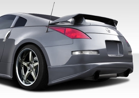 Extreme Dimensions Duraflex J-Spec 2 Rear Lip Add On Spoiler Compatible With 2003-2008 Nissan 350Z - 1 Piece - 107834