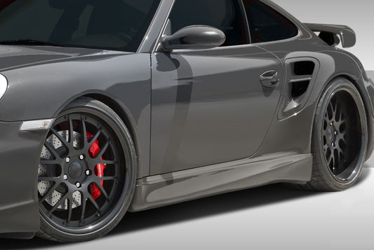 Extreme Dimensions Duraflex Eros Version 1 Side Skirts Compatible With 2005-2012 Porsche 997 - 2 Piece - 107837
