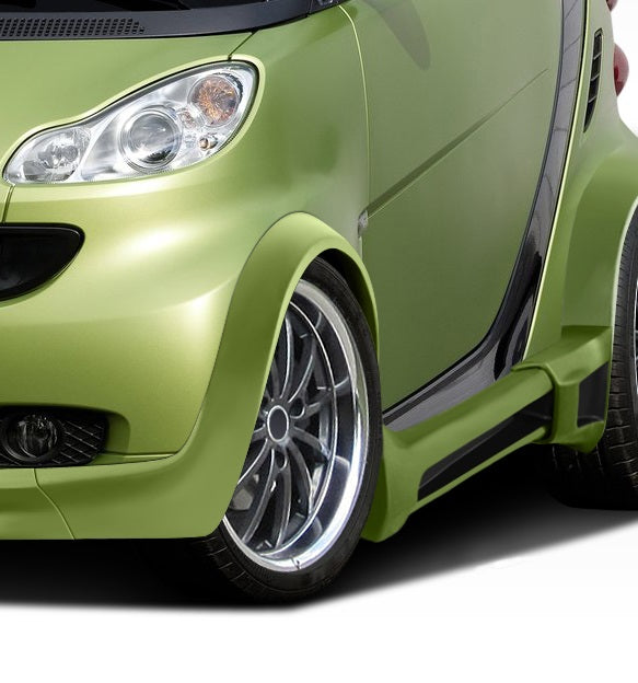 Extreme Dimensions Duraflex GT300 Wide Body Front Fenders Compatible With 2008-2016 Smart ForTwo - 2 Piece - 107843