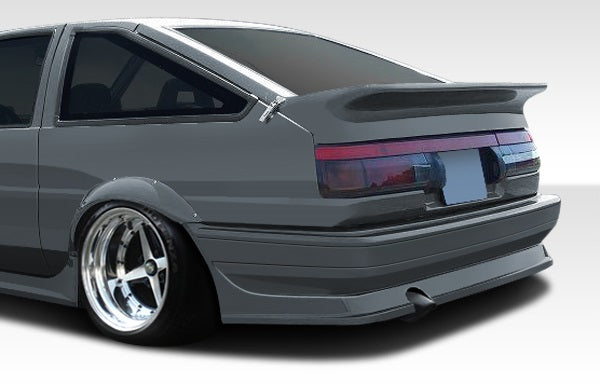 Extreme Dimensions Duraflex MB-R Rear Bumper Cover Compatible With 1984-1987 Toyota Corolla - 1 Piece - 107848