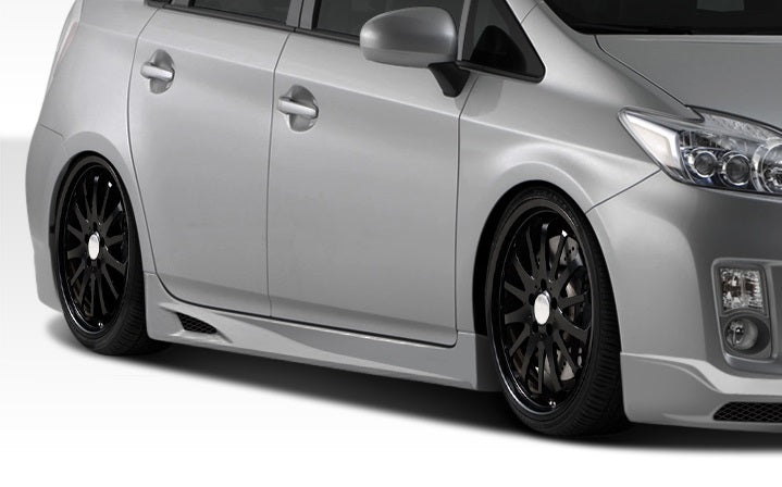 Extreme Dimensions Duraflex K-1 Side Skirts Compatible With 2010-2015 Toyota Prius - 2 Piece - 107853