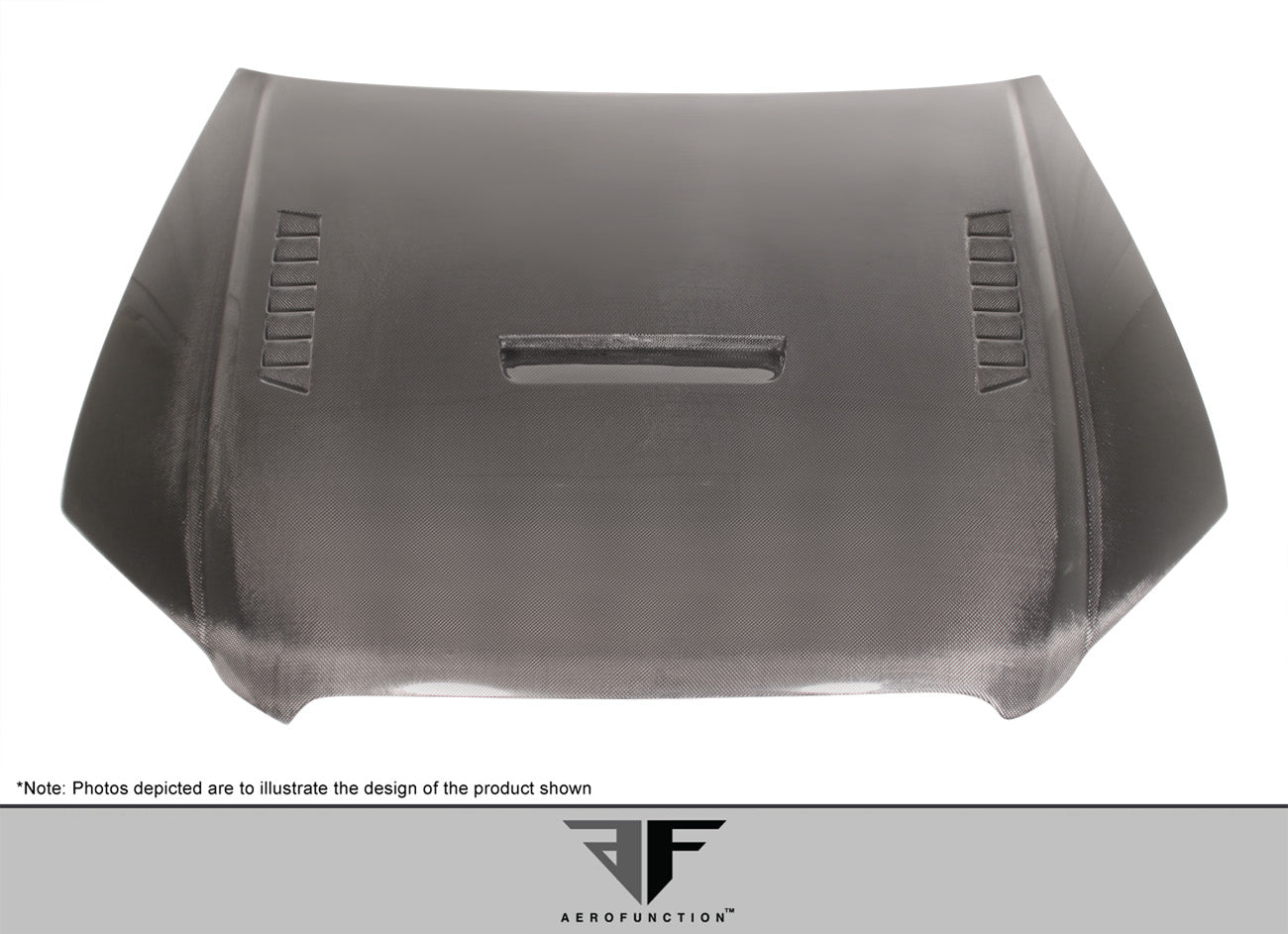 Aero Function AF-1 Carbon Hood Compatible With 2006-2008 Audi A4 - 1 Piece - 107901