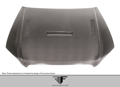 Aero Function AF-1 Carbon Hood Compatible With 2006-2008 Audi A4 - 1 Piece - 107901
