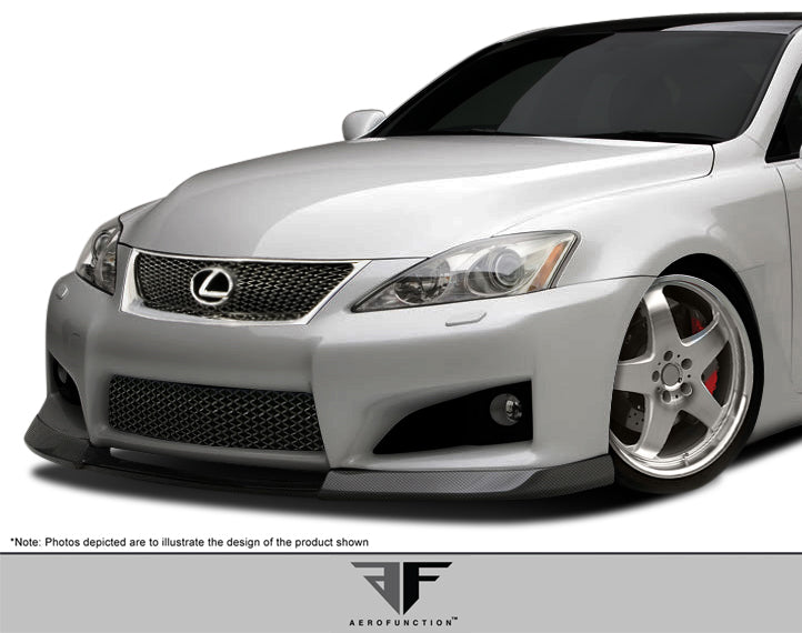 Aero Function AF-1 Front Lip Spoiler Compatible With 2008-2014 Lexus IS-F - 1 Piece - 107907