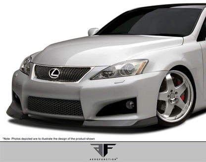 Aero Function AF-1 Front Lip Spoiler Compatible With 2008-2014 Lexus IS-F - 1 Piece - 107907