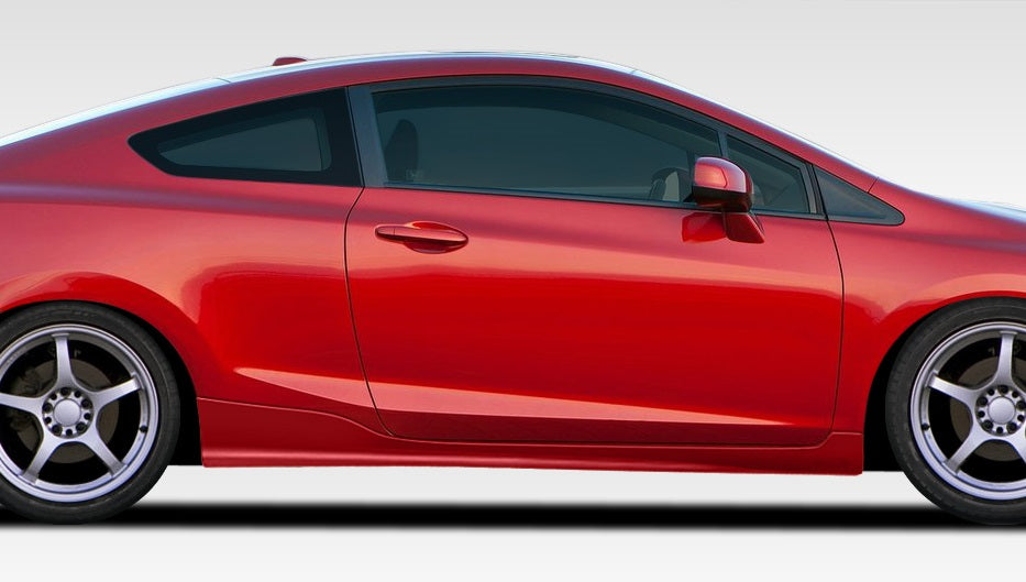 Extreme Dimensions Duraflex H-Sport Side Skirts Compatible With 2012-2015 Honda Civic - 2 Piece - 107952