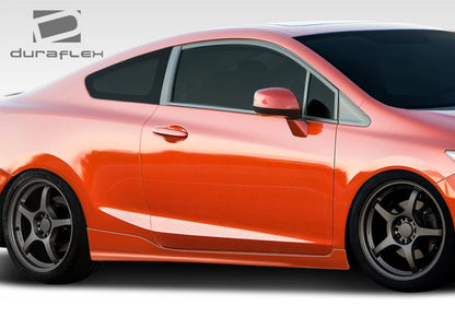Extreme Dimensions Duraflex H-Sport Body Kit Compatible With 2012-2013 Honda Civic 2DR - 6 Piece - 107954