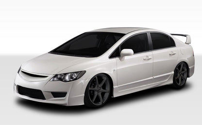 Extreme Dimensions Duraflex JDM Type R Conversion Body Kit Compatible With 2006-2011 Honda Civic 4DR - 10 Piece - 107960