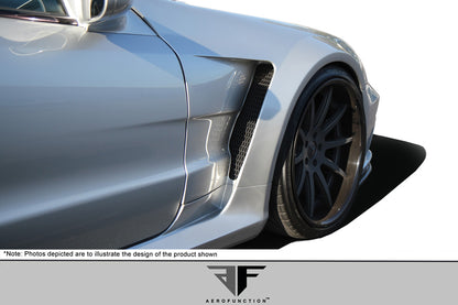 Aero Function AF-Signature 2 Series Wide Body Front Fenders Compatible With 2003-2012 Mercedes SL - 2 Piece - 108017