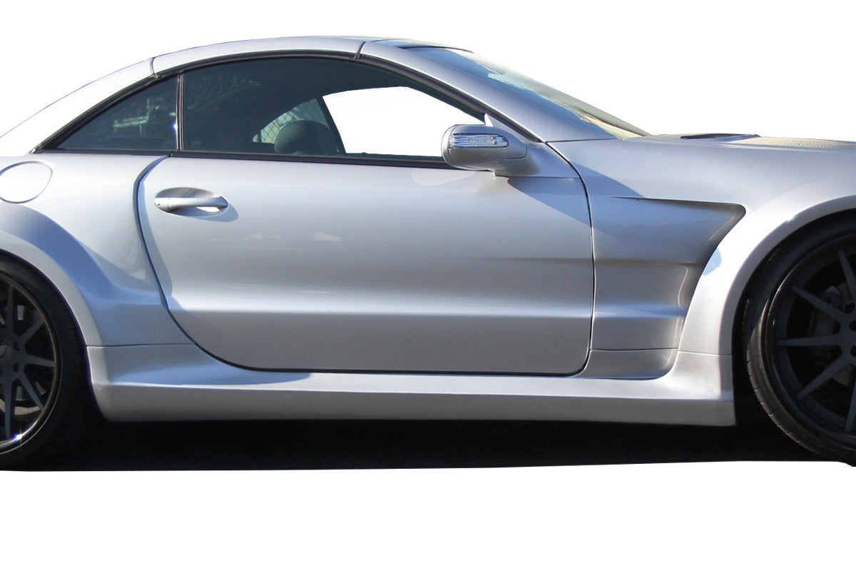 Aero Function AF-Signature 1 Series Wide Body Side Skirts Compatible With 2003-2012 Mercedes SL - 2 Piece - 108021