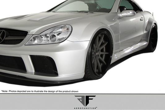 Aero Function AF-Signature 1 Series Wide Body Side Skirts Compatible With 2003-2012 Mercedes SL - 2 Piece - 108021