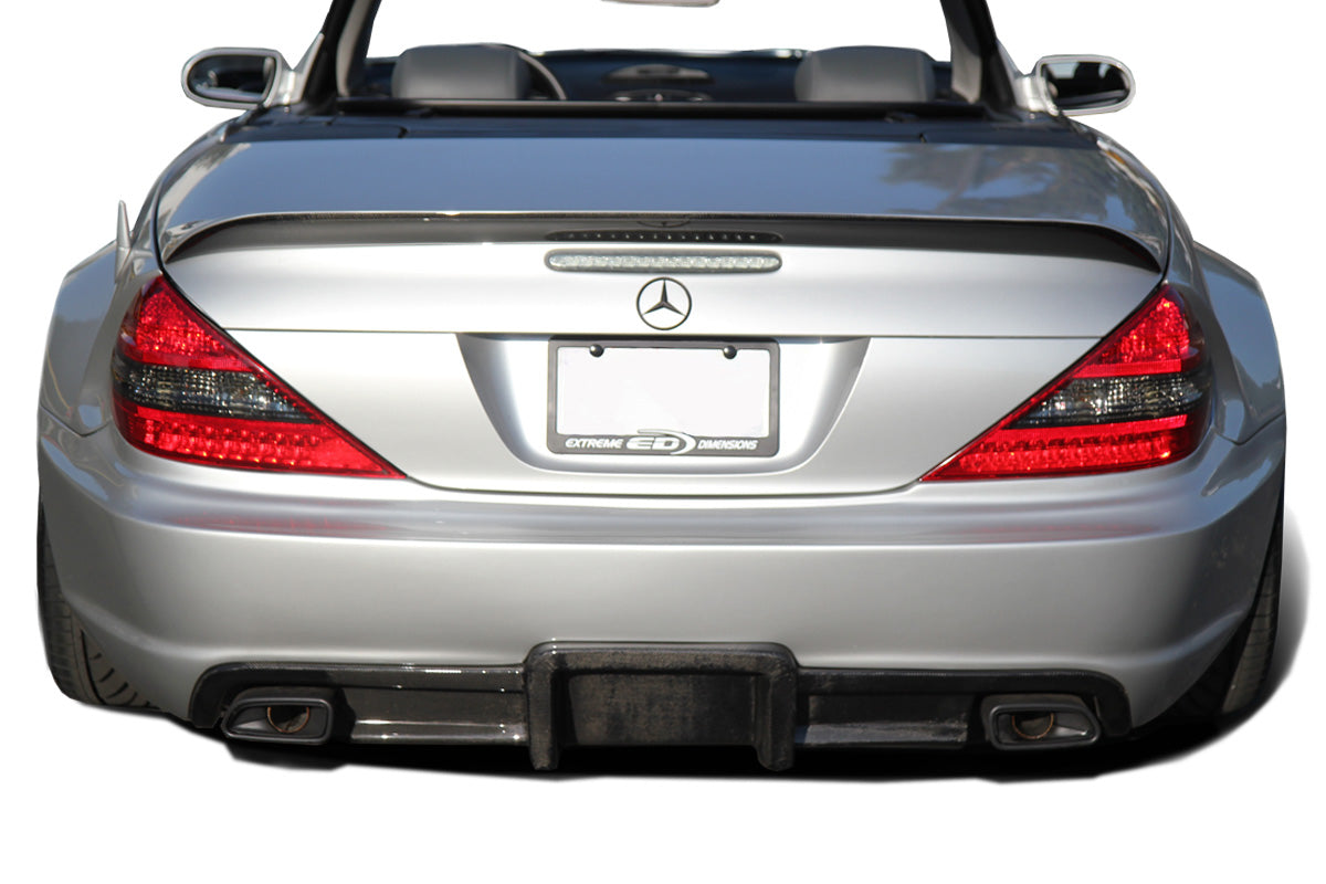 Aero Function AF-Signature 1 Series Wide Body Rear Lip Add On Spoiler Compatible With 2003-2012 Mercedes SL - 1 Piece - 108024