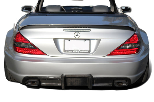 Aero Function AF-Signature 1 Series Wide Body Rear Lip Add On Spoiler Compatible With 2003-2012 Mercedes SL - 1 Piece - 108024