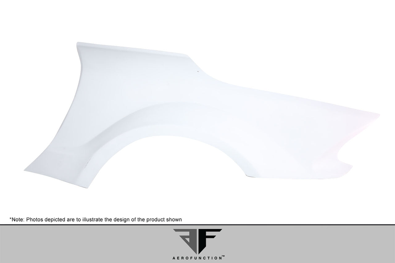 Aero Function AF-Signature 1 Series Wide Body Rear Fenders Compatible With 2003-2012 Mercedes SL - 2 Piece - 108025