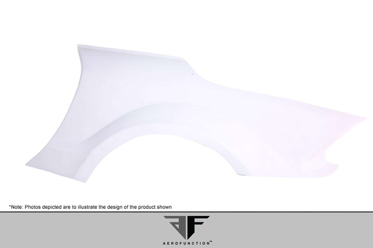 Aero Function AF-Signature 1 Series Wide Body Rear Fenders Compatible With 2003-2012 Mercedes SL - 2 Piece - 108025