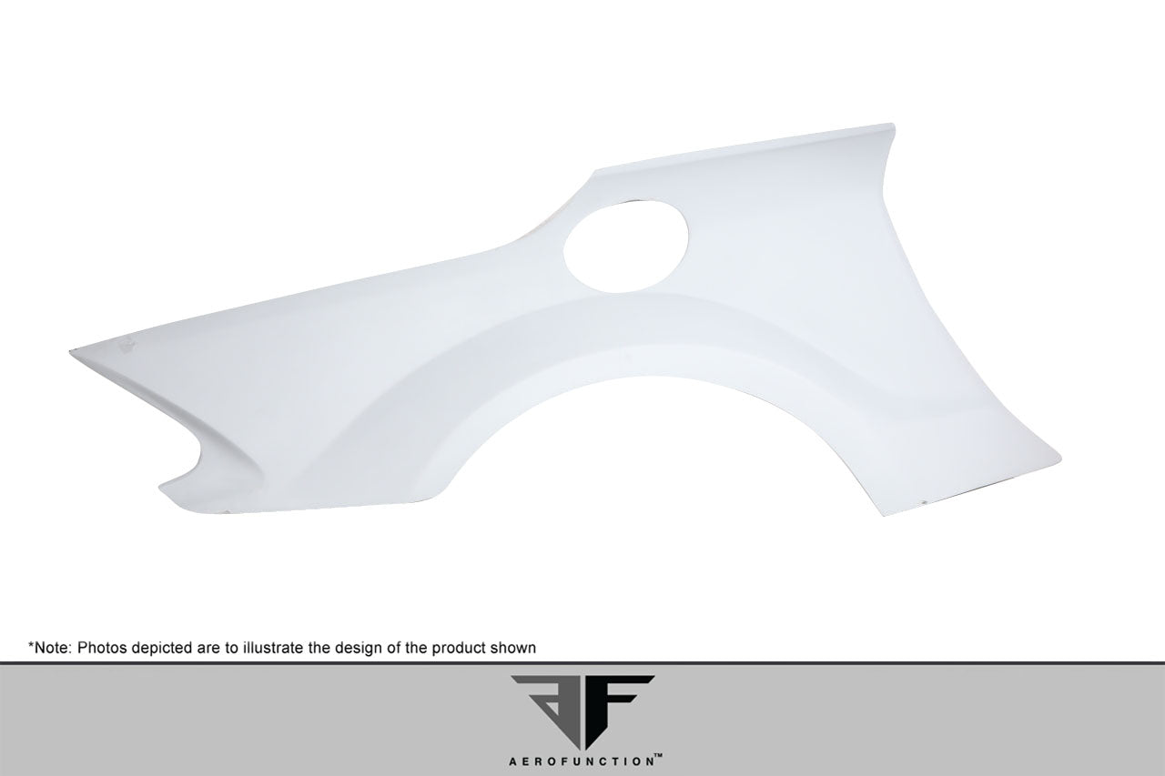 Aero Function AF-Signature 1 Series Wide Body Rear Fenders Compatible With 2003-2012 Mercedes SL - 2 Piece - 108025