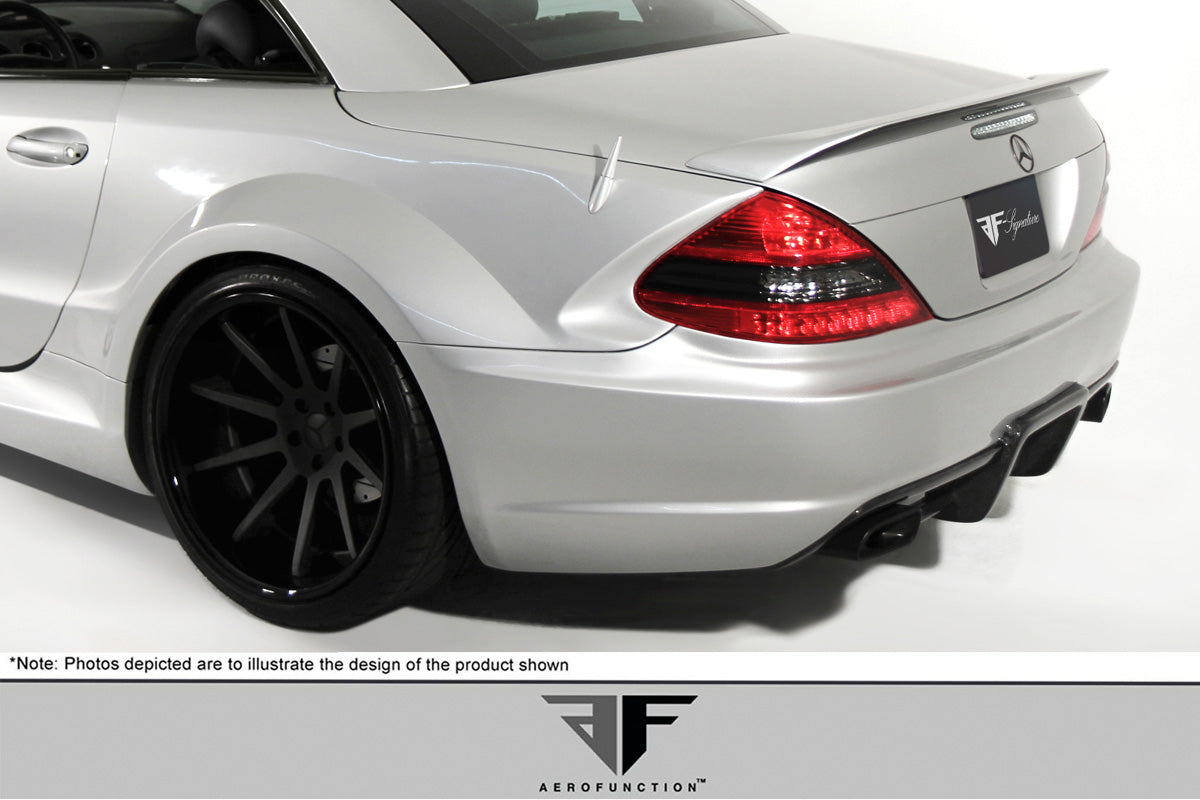 Aero Function AF-Signature 1 Series Wide Body Rear Fenders Compatible With 2003-2012 Mercedes SL - 2 Piece - 108025