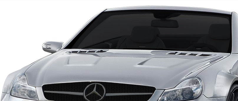 Aero Function AF-Signature 2 Series Hood Compatible With 2003-2012 Mercedes SL - 1 Piece - 108026