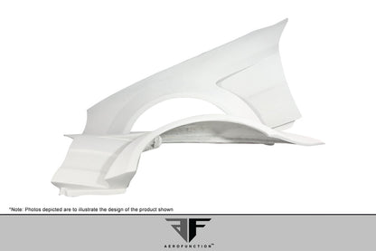 Aero Function AF-Signature 1 Series Wide Body Front Fenders Compatible With 2003-2008 Mercedes SL - 2 Piece - 108041
