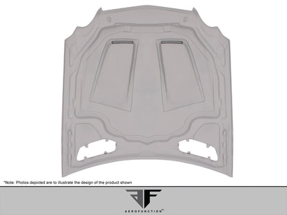 Aero Function AF-Signature 1 Series Hood Compatible With 2003-2008 Mercedes SL - 1 Piece - 108042