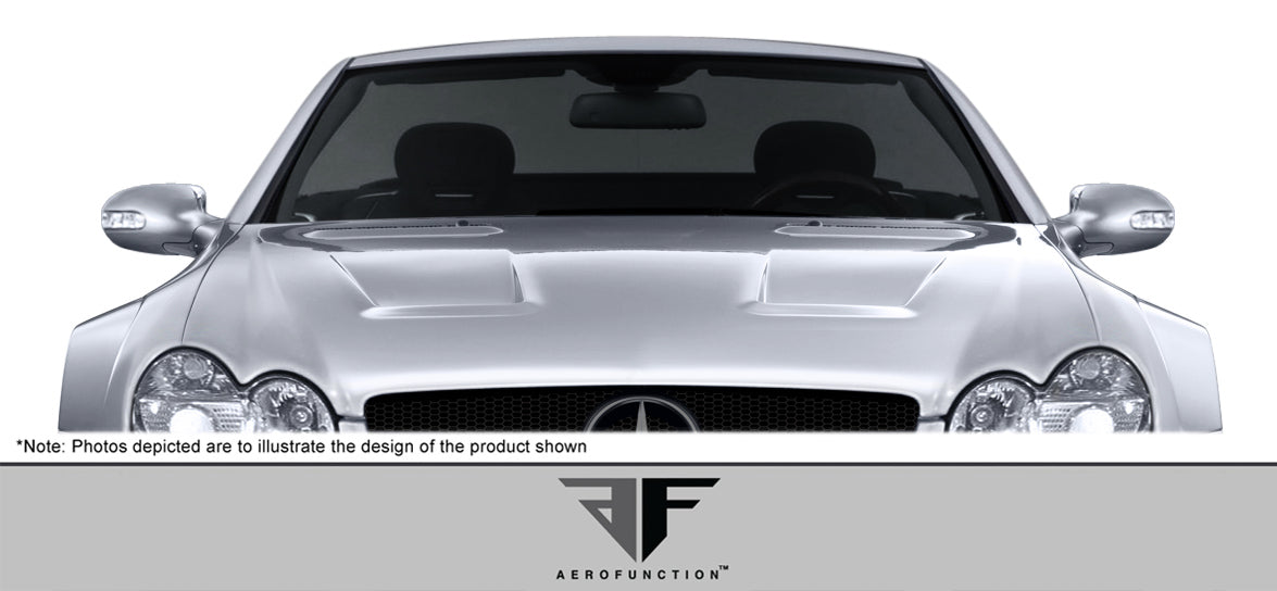 Aero Function AF-Signature 1 Series Hood Compatible With 2003-2008 Mercedes SL - 1 Piece - 108042