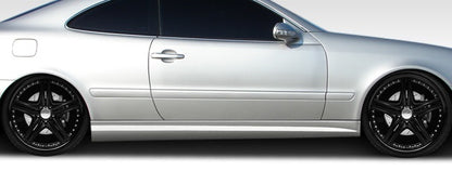 Extreme Dimensions Duraflex C63 Look Side Skirts Compatible With 1998-2002 Mercedes CLK - 2 Piece - 108055