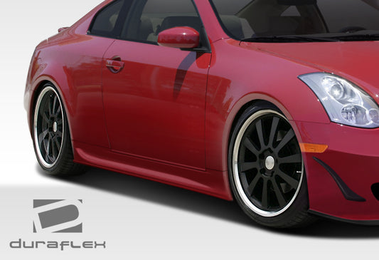 Extreme Dimensions Duraflex Sigma Side Skirts Compatible With 2003-2007 Infiniti G Coupe - 2 Piece - 108073