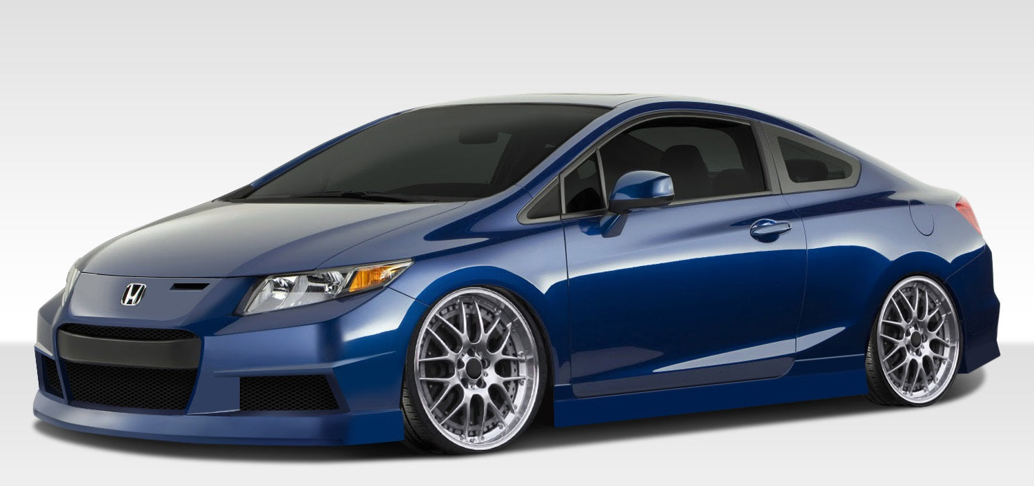 Extreme Dimensions Duraflex Bisimoto Body Kit Compatible With 2012-2013 Honda Civic 2DR - 4 Piece - 108099