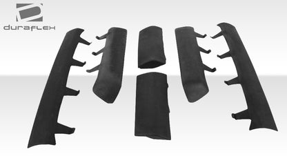 Extreme Dimensions Duraflex MP-R Side Skirts Compatible With 2009-2018 Dodge Ram - 6 Piece - 108116