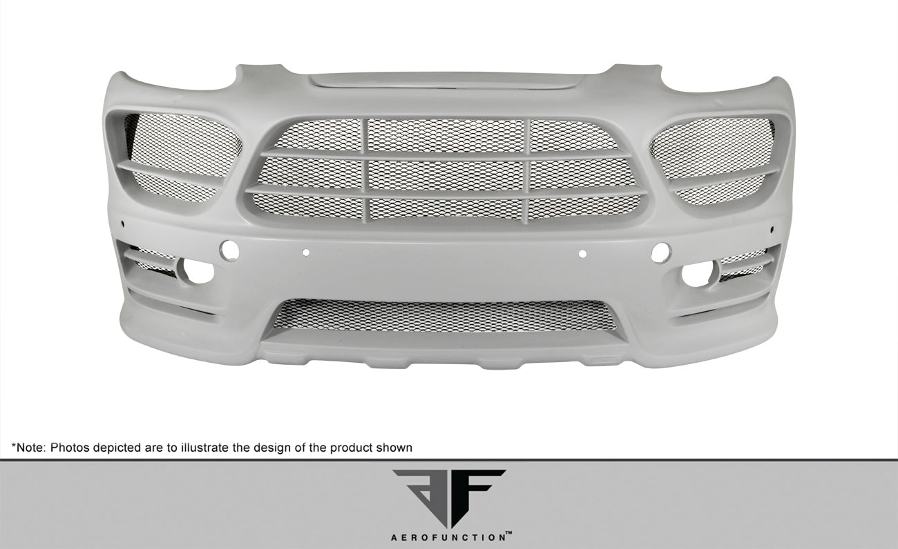 Aero Function AF-2 Front Bumper Cover Compatible With 2011-2014 Porsche Cayenne - 1 Piece - 108150