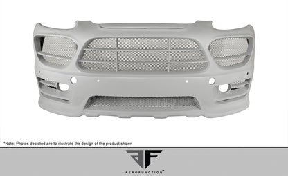 Aero Function AF-2 Front Bumper Cover Compatible With 2011-2014 Porsche Cayenne - 1 Piece - 108150