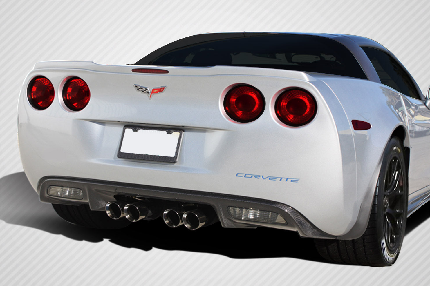 Carbon Creations ZR Edition Rear Lip Add On Spoiler Compatible With 2005-2013 Chevrolet Corvette - 1 Piece - 108163