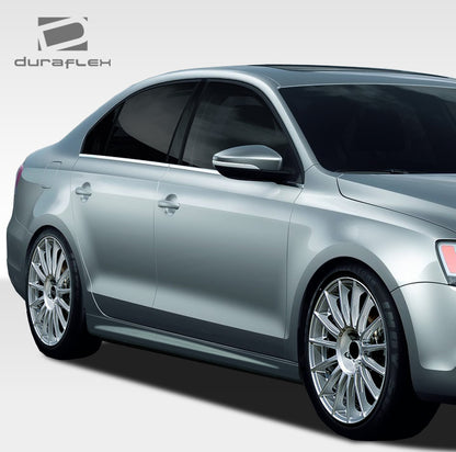 Extreme Dimensions Duraflex R Look Side Skirts Compatible With 2011-2014 Volkswagen Jetta - 2 Piece - 108221