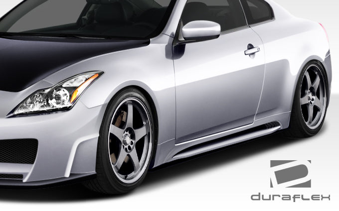Extreme Dimensions Duraflex Elite Side Skirts Compatible With 2008-2015 Infiniti G Coupe - 2 Piece - 108239